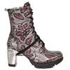 New Rock - MTR001S6 Stiefeletten - Silberfarben/Rot Product image